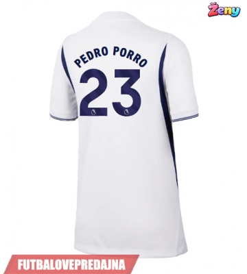 Lacne Ženy Futbalové dres Tottenham Hotspur Pedro Porro #23 2026-27 Krátky Rukáv - Domáci